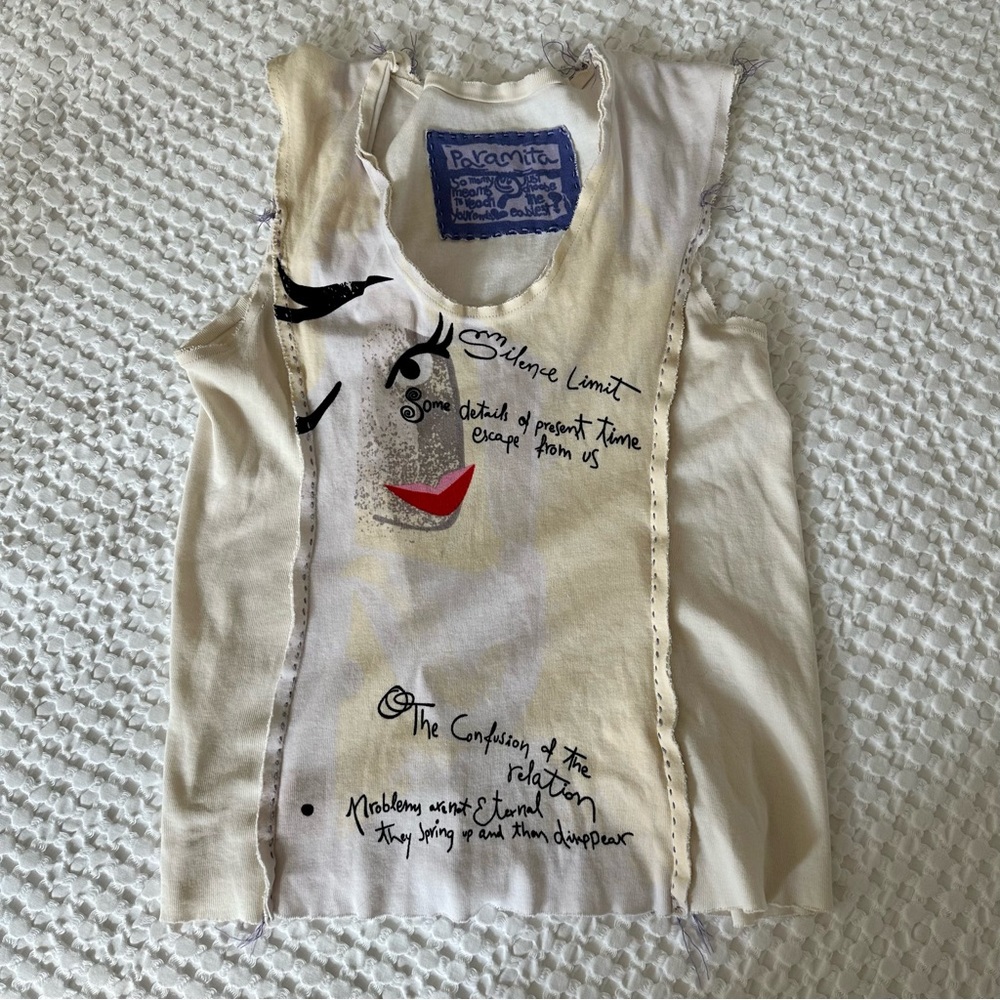vintage unique art to wear top